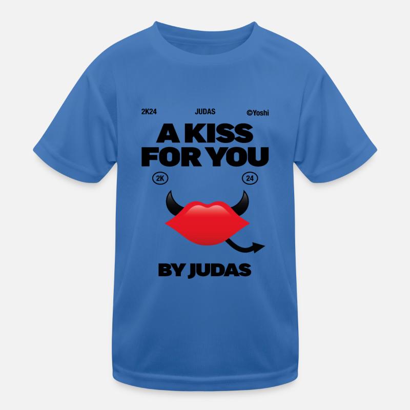 A kiss for you, signed Judas Kids Functional T-Shirt