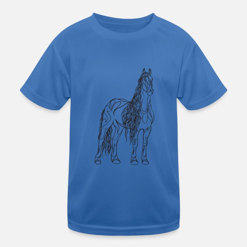 Schönes Pferd Kinder Funktions-T-Shirt