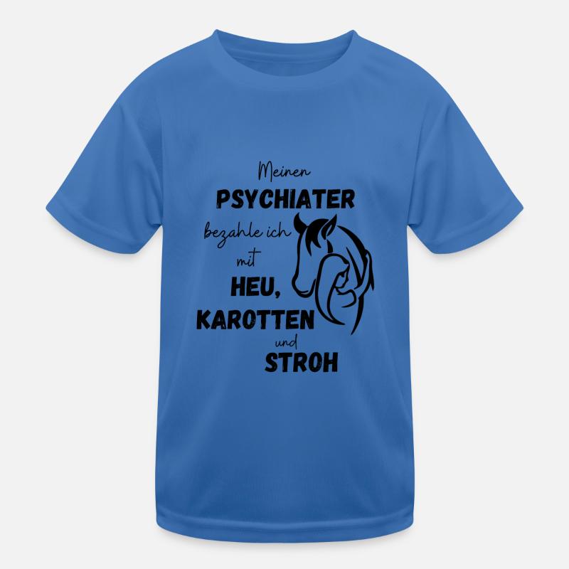 Heu Karotten und Stroh Kinder Funktions-T-Shirt