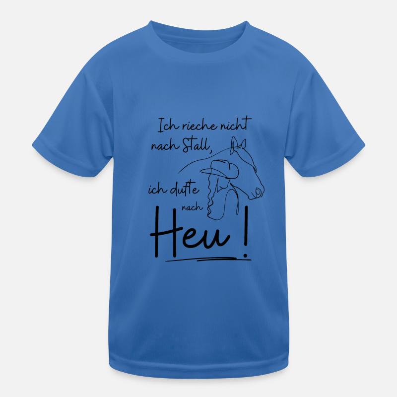 Ich dufte nach Heu Kinder Funktions-T-Shirt