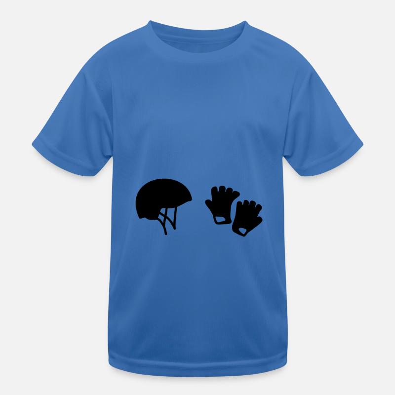 Fahrrad Helm Handschuhe Kinder Funktions-T-Shirt