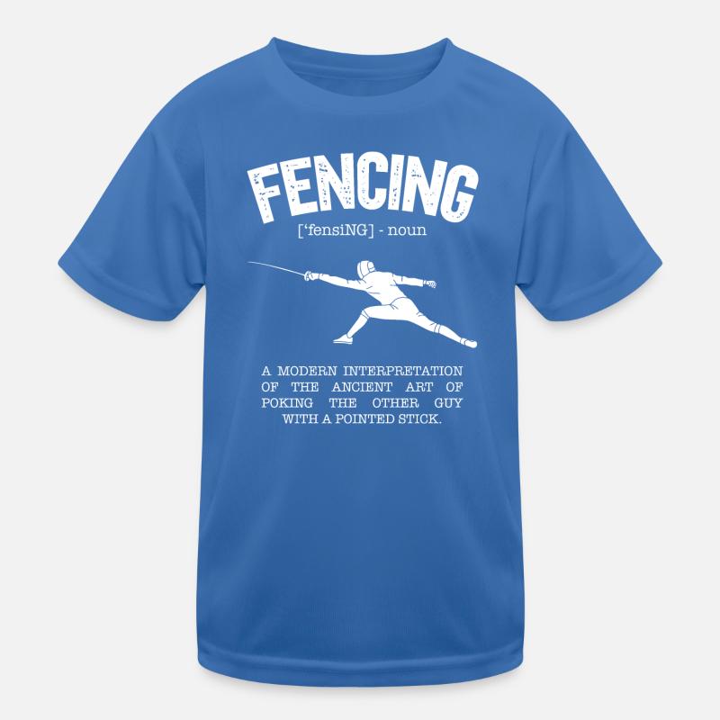 Fencing Kids Functional T-Shirt