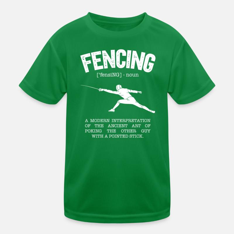 Fechten Kinder Funktions-T-Shirt