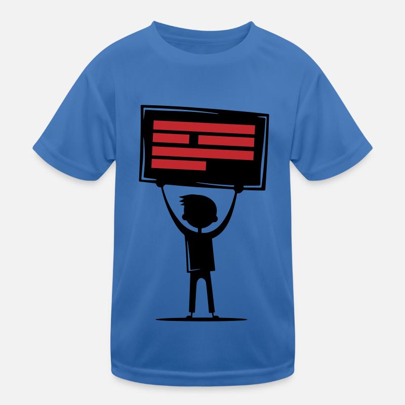 Botschaft Demonstration Kinder Funktions-T-Shirt