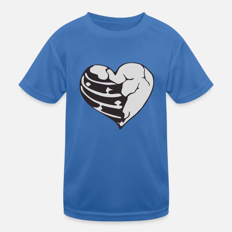 Herz Kinder Funktions-T-Shirt