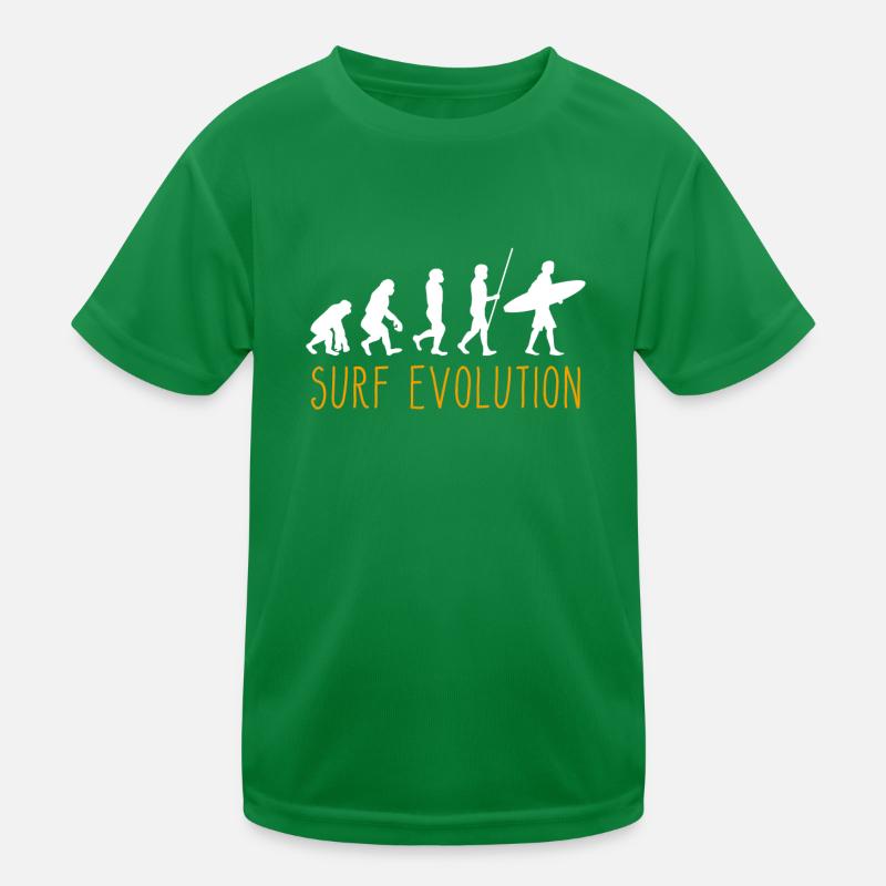 Evolution du surf des hommes T-shirt sport Enfant