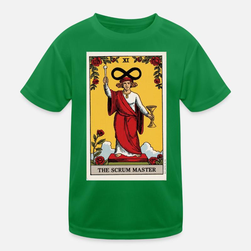 The Infinity Tarot Scrum Master Design Kids Functional T-Shirt