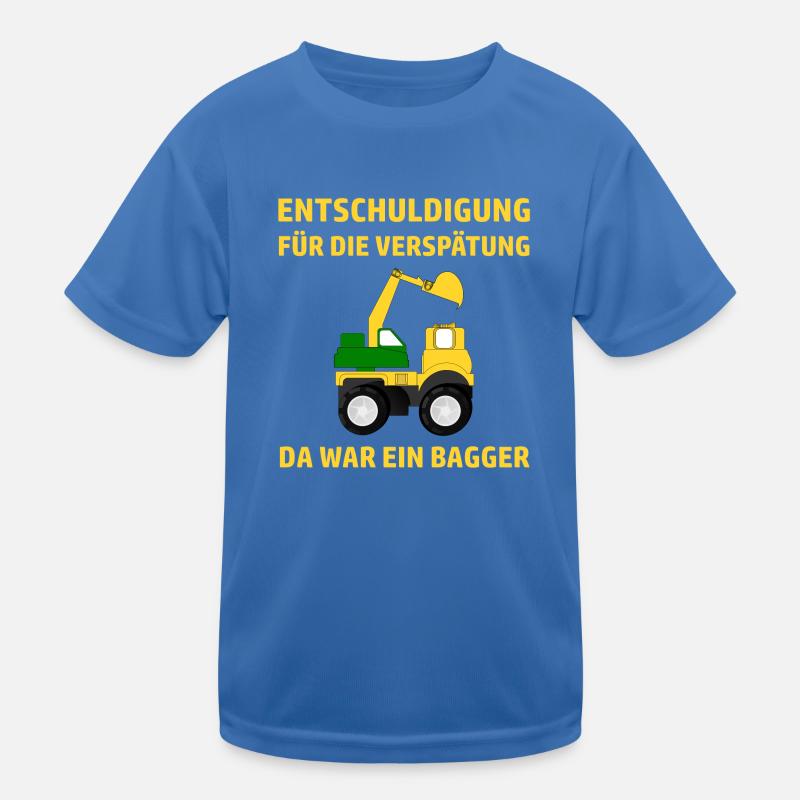 Bagger Spruch Kinder Lustig Kinder Funktions-T-Shirt