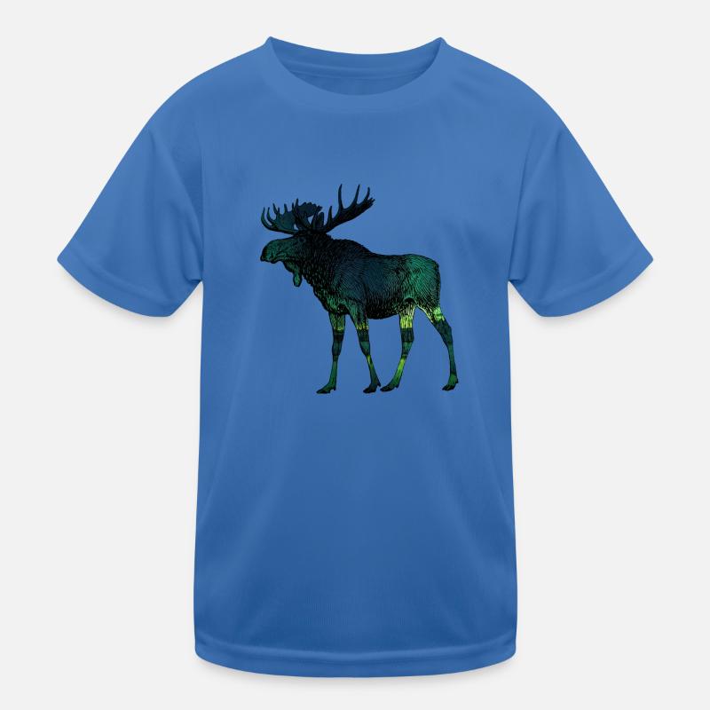 Elch 3 Kinder Funktions-T-Shirt