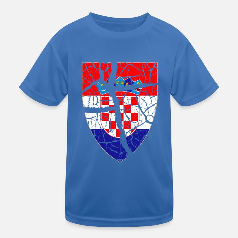 Croatia Kids Functional T-Shirt