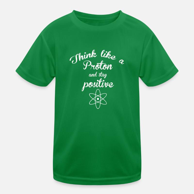 PAROLES FUNNY CHIMIE PROTON POSITIVE PHYSICS BE T-shirt sport Enfant