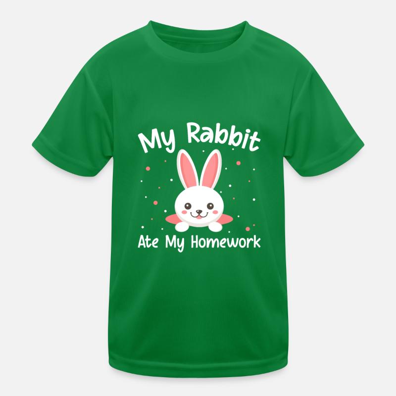 Mon lapin a mangé mes devoirs T-shirt sport Enfant