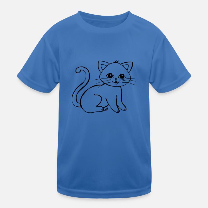 chat T-shirt sport Enfant