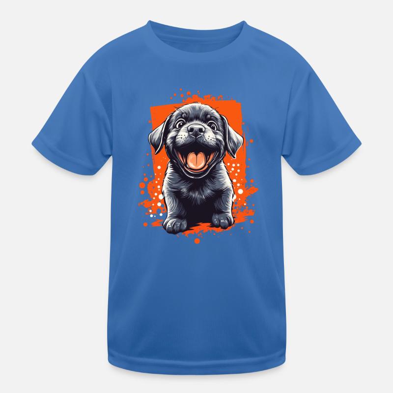 Labrador chiot chien drôle chiens T-shirt sport Enfant
