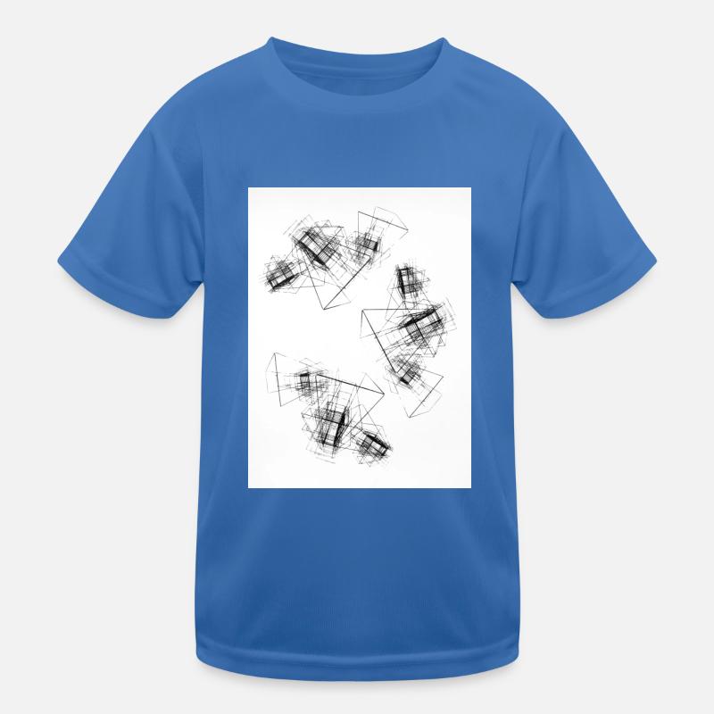 Abstract cubes Kids Functional T-Shirt