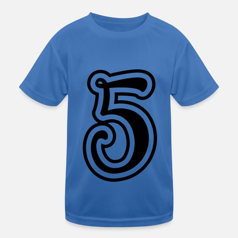 5 Numéro de numéro T-shirt sport Enfant