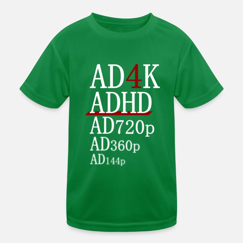 ADHD - AD4K Kinder Funktions-T-Shirt