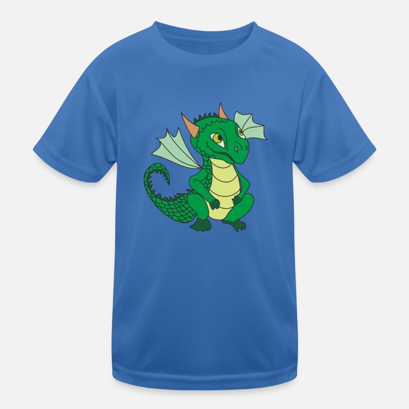Cute little Dragon Kids Functional T-Shirt