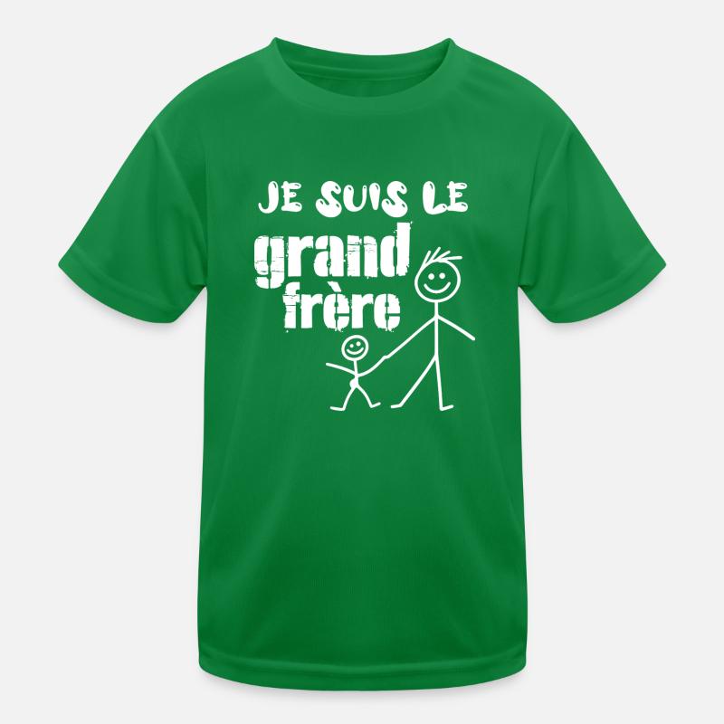 Ich bin der große Bruder Kinder Funktions-T-Shirt
