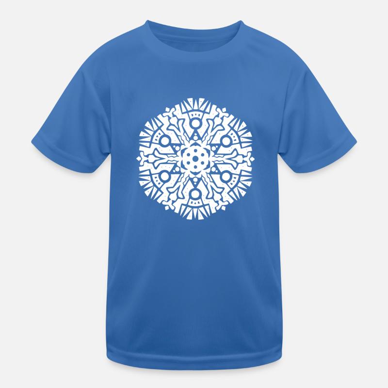 Mandala Maya Pattern Kids Functional T-Shirt