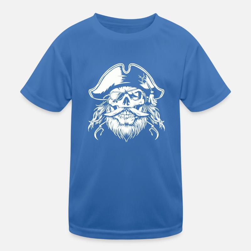 pirate skull Kids Functional T-Shirt