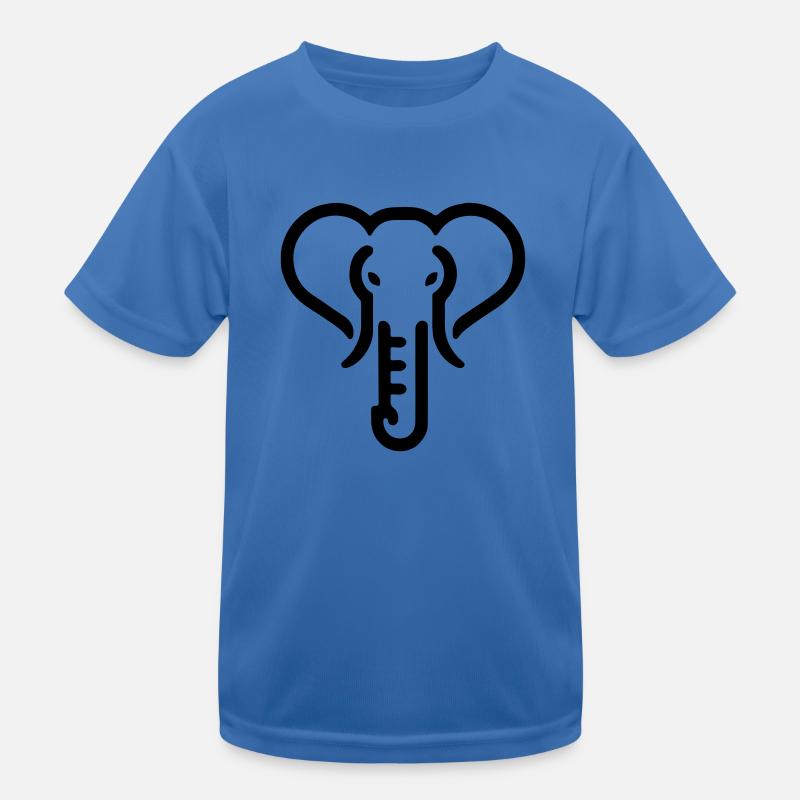 Elefant Illustration Geschenkidee Kinder Funktions-T-Shirt