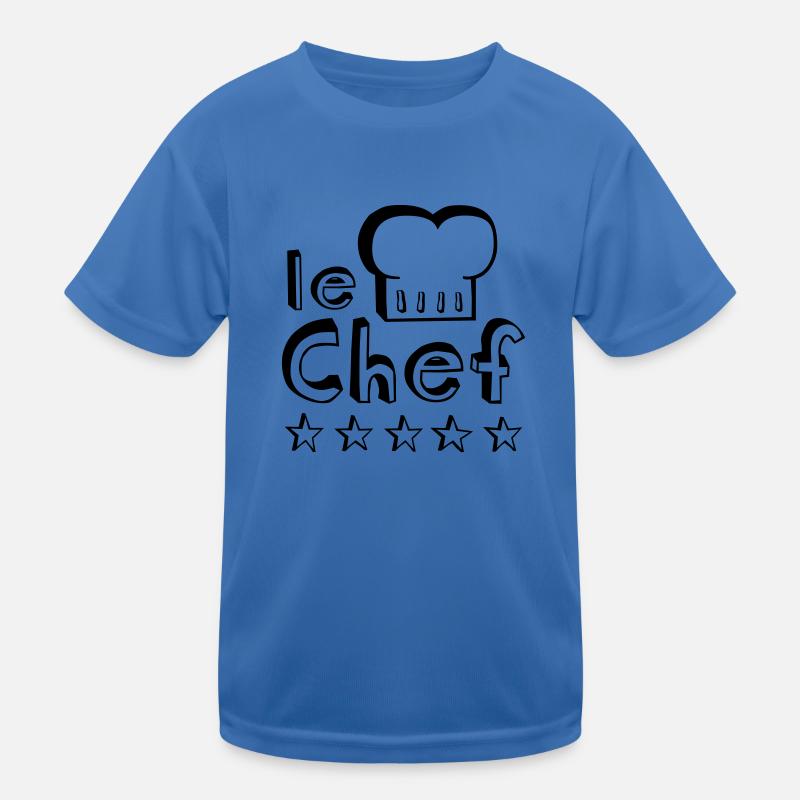 Le Chef Vater, Ehemann oder man Meister der Grill, Kinder Funktions-T-Shirt