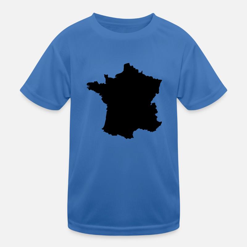 France map Kids Functional T-Shirt