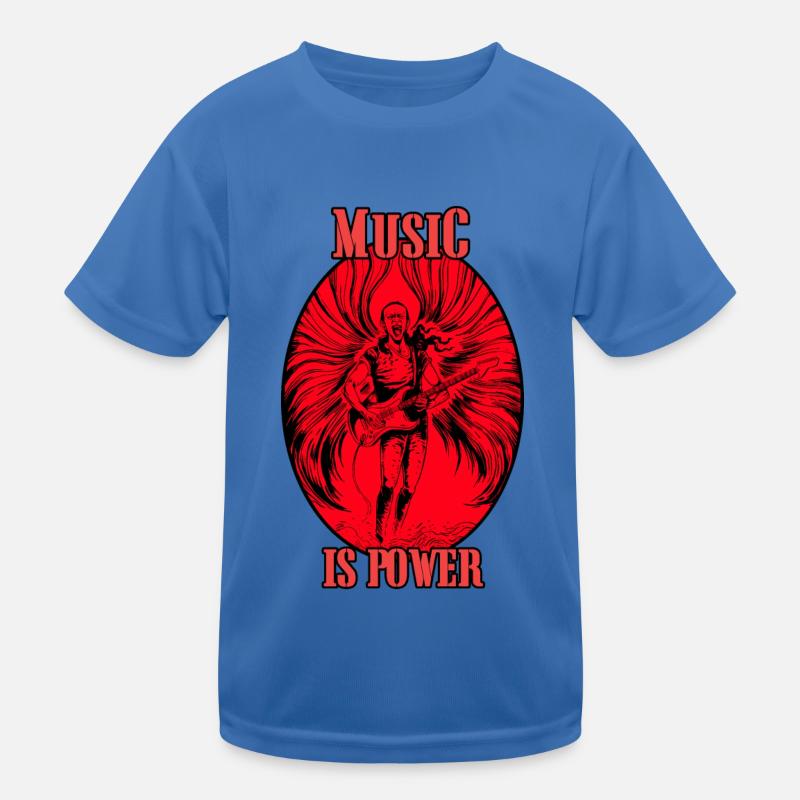 MUSIC IS POWER Kids Functional T-Shirt