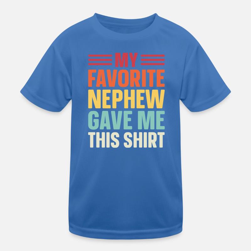 My favorite nephew gave me this as a gift Kids Functional T-Shirt