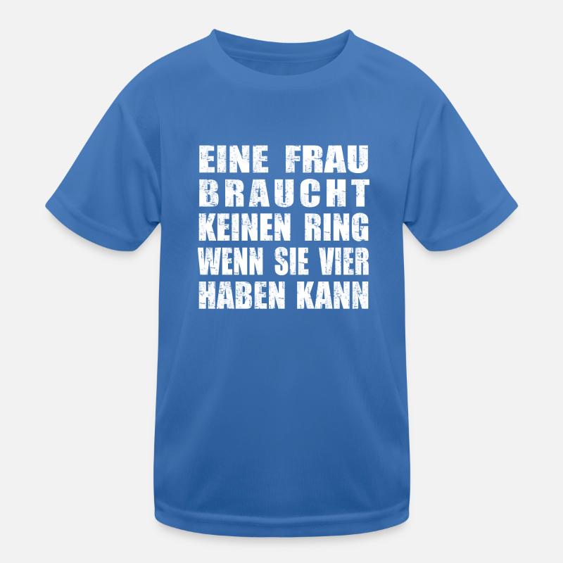 kein Ring vier Ringe Kinder Funktions-T-Shirt