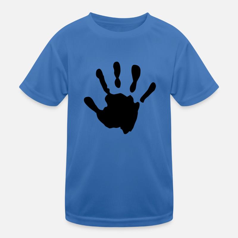 Bébé dans le ventre empreinte de main T-shirt sport Enfant