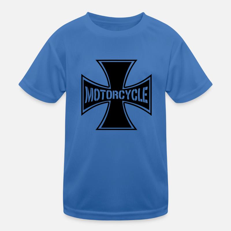 intersection - T-shirt sport Enfant - bleu roi