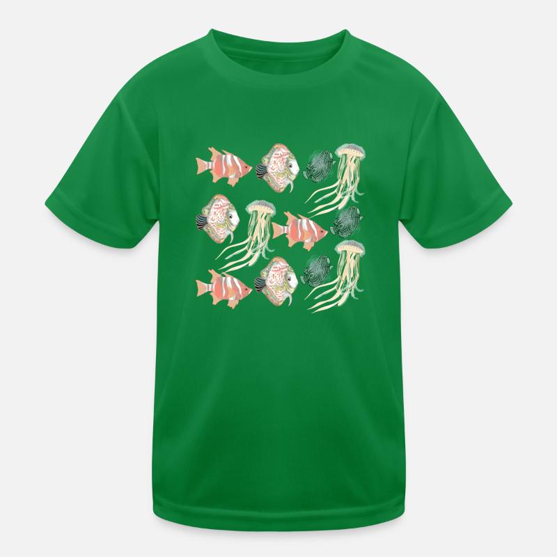 SEALIFE PATTERN Kids Functional T-Shirt