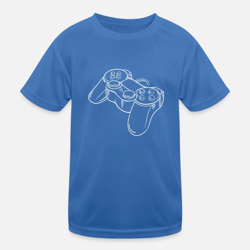 Spiel-Controller - Kinder Funktions-T-Shirt - Königsblau