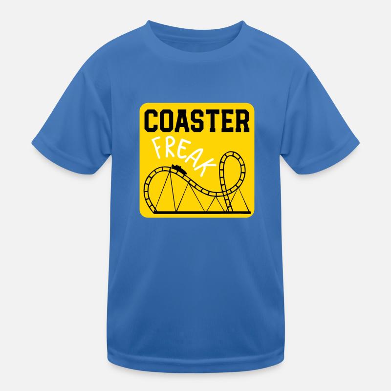 rollercoaster freak Kids Functional T-Shirt