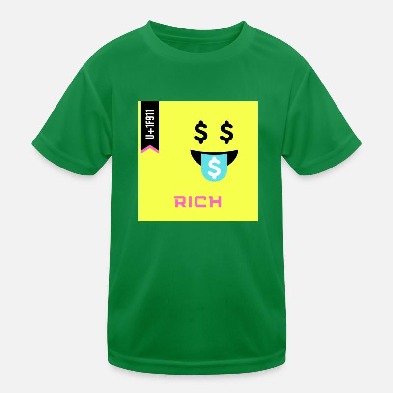 Emoji Day 2022 - Emoji Rich - Design B Kids Functional T-Shirt