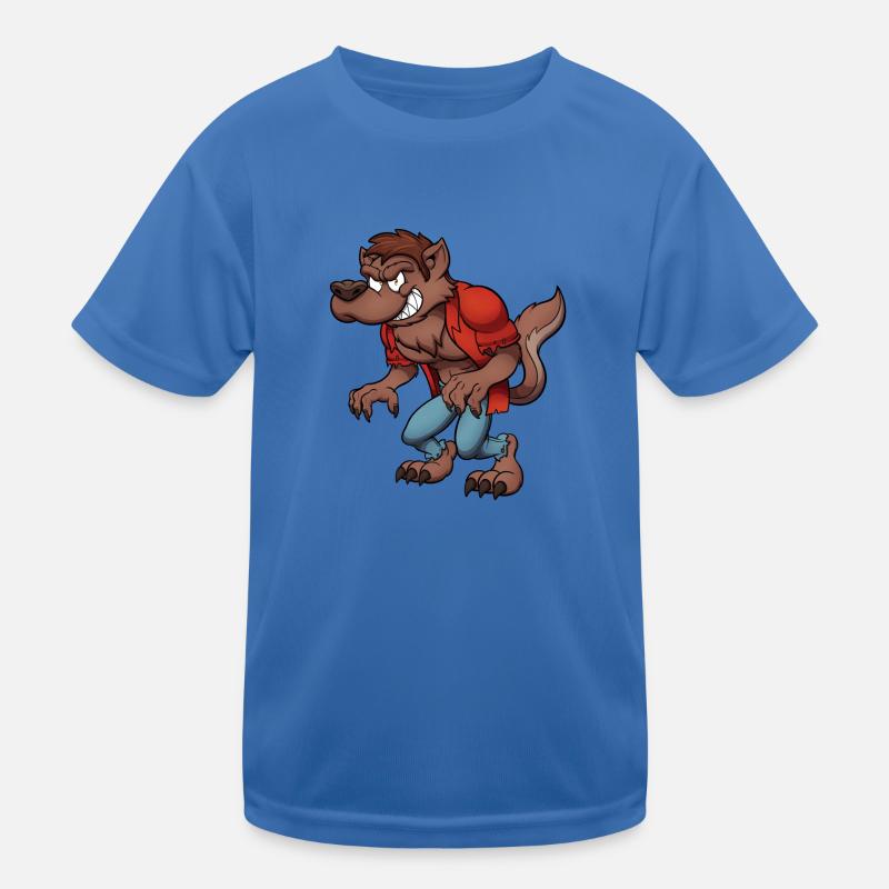 Werwolf Kinder Funktions-T-Shirt