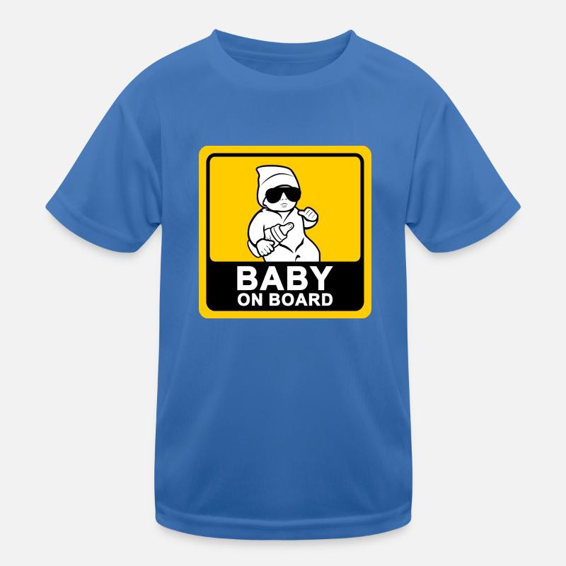 Cool baby on board Kids Functional T-Shirt