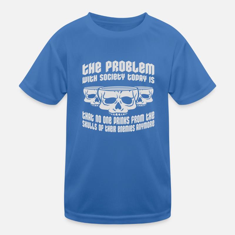 drinks from enemies skulls Kids Functional T-Shirt