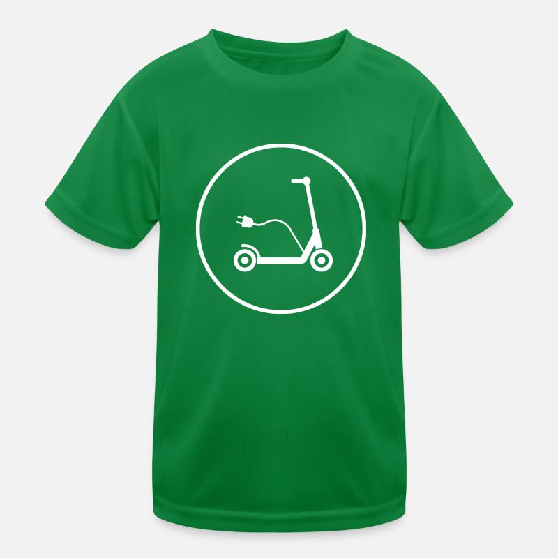 E-Scooter E-Roller Scooter T-shirt sport Enfant