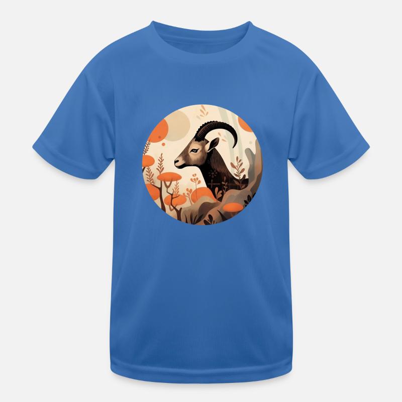 Sternzeichen Steinbock Kinder Funktions-T-Shirt