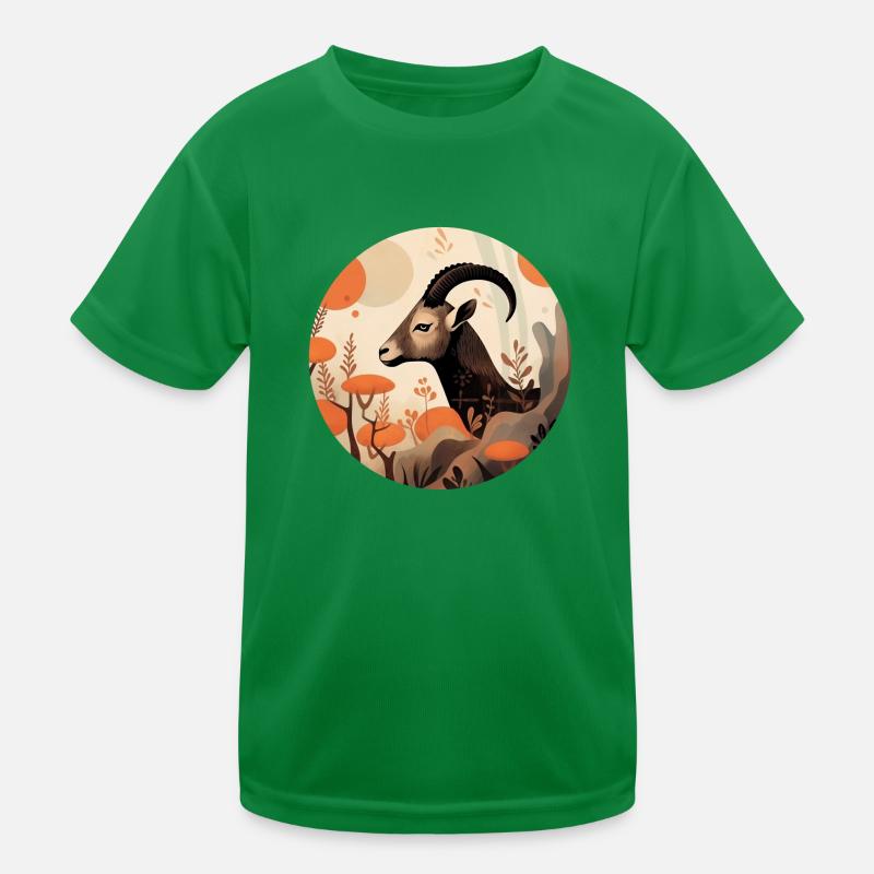 Sternzeichen Steinbock Kinder Funktions-T-Shirt