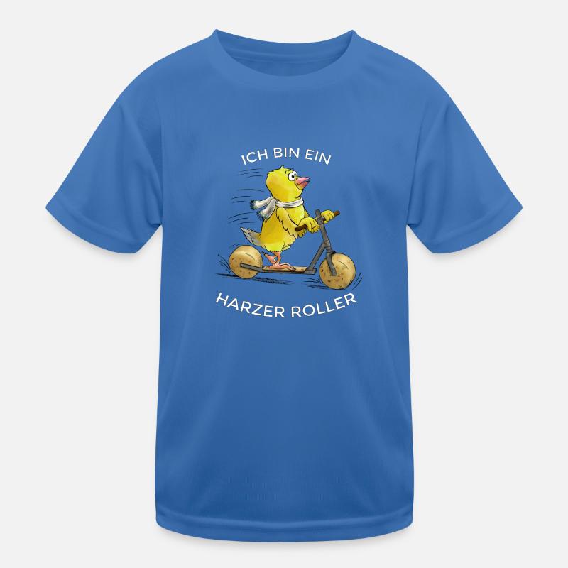 Ich bin ein Harzer Roller Kinder Funktions-T-Shirt