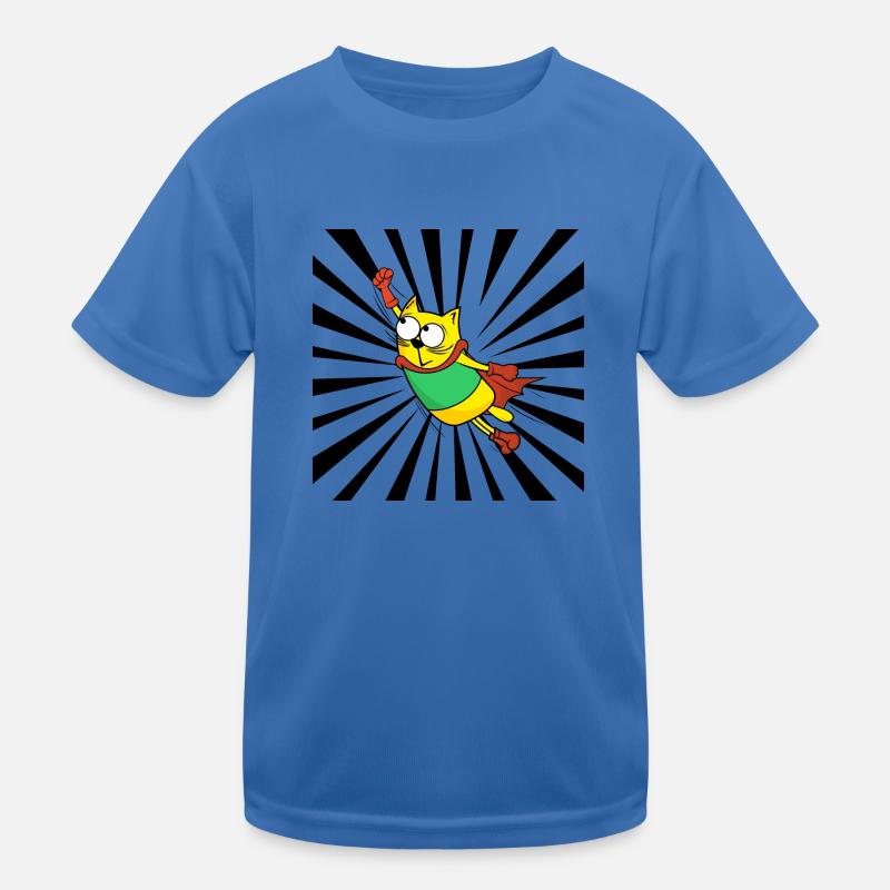 Super-Katzen-Held Kinder Funktions-T-Shirt