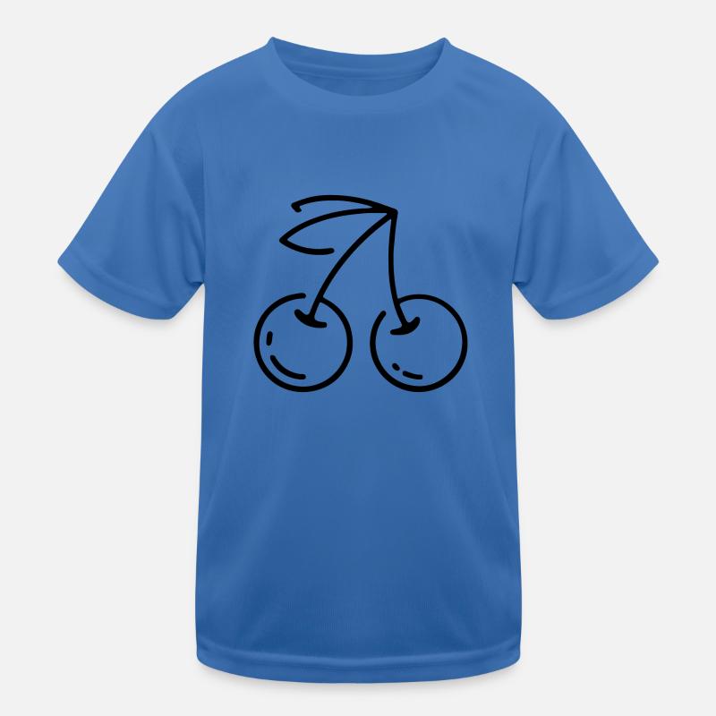 CHERRIES CHERRY FRUIT FRUIT TREE SOUR COUPLE RED Kids Functional T-Shirt