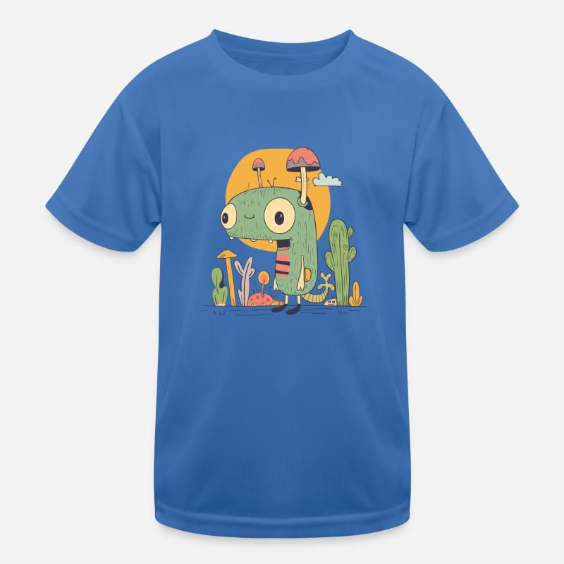 Petit monstre dans la nature | © M2-D2 T-shirt sport Enfant
