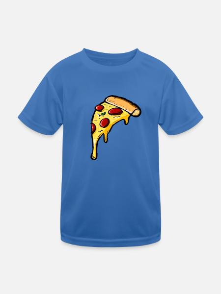 Pizza - Kinder Funktions-T-Shirt - Königsblau