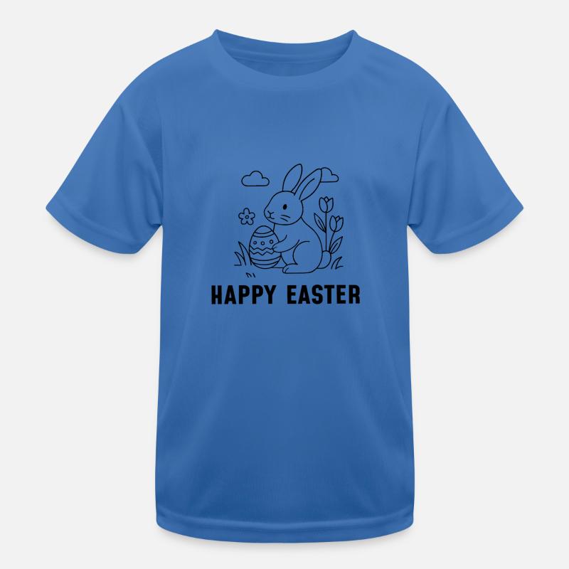 Happy Easter Kids Functional T-Shirt