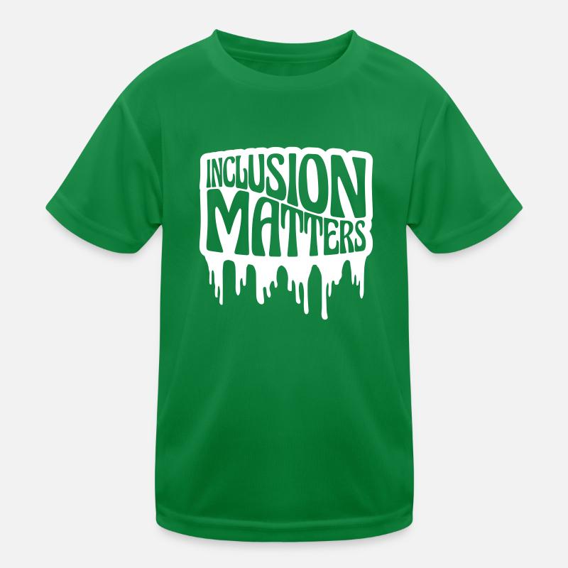 inclusion matters Logo Quote Kids Functional T-Shirt